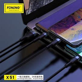 وصلة فونينج X51 (3A) 1M Fast - Image 1 + 1