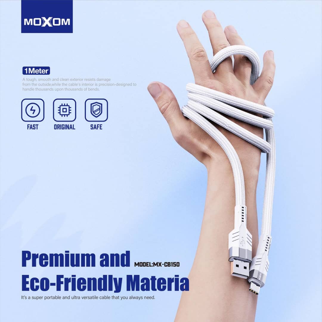 وصلة MOXOM شحن CB150 3A - Image 2 + 1