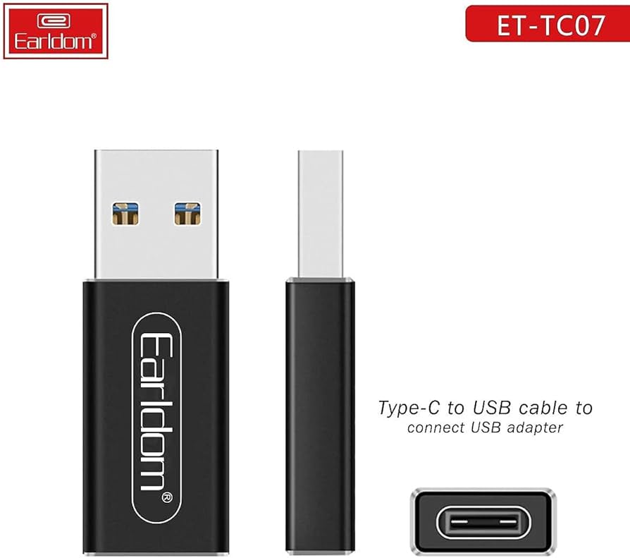 محول Earldom USB TO Type-C - Image 2 + 1