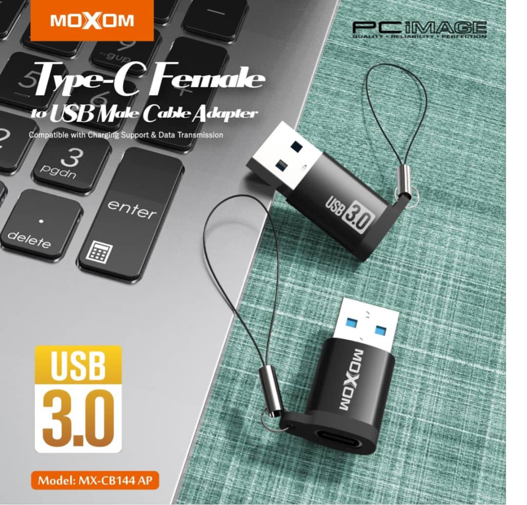 محول MOXOM USB TO TYPE-C - Image 1 + 1