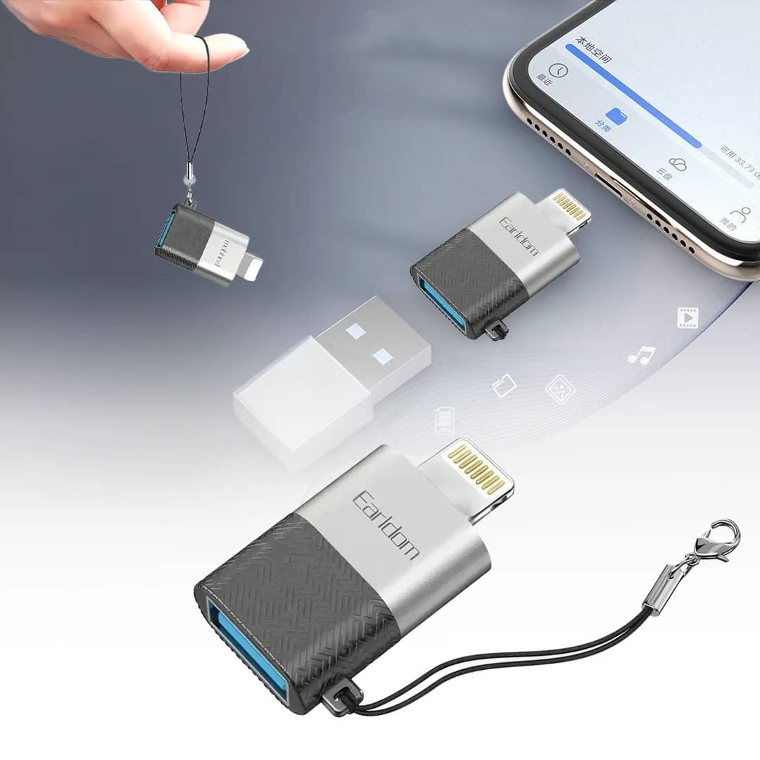 محول Earldom أيفون إلى USB - Image 1 + 1