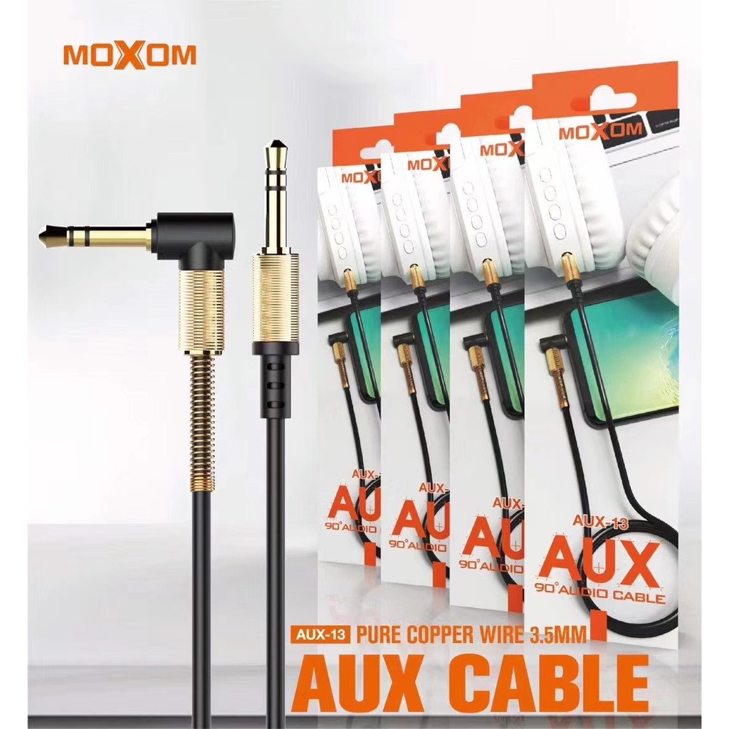 وصلة صوت MOXOM AUX-13 – نحاس نقي - Image 2 + 1