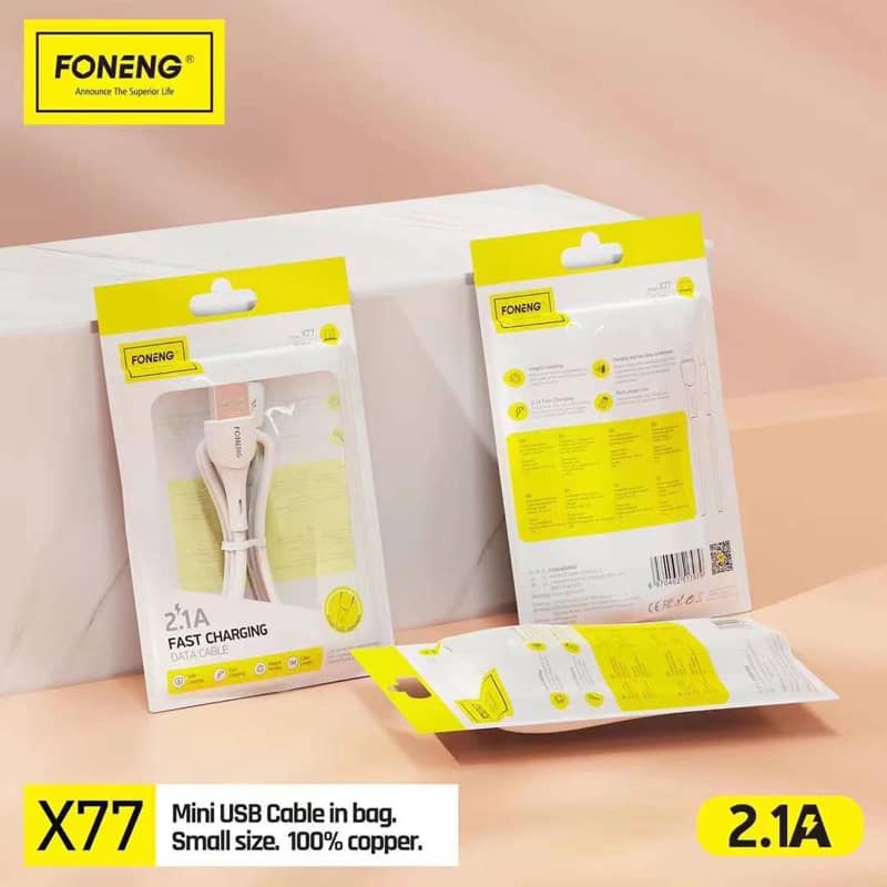وصلة فونينج X77 (2.1A) 1M - Image 1 + 1