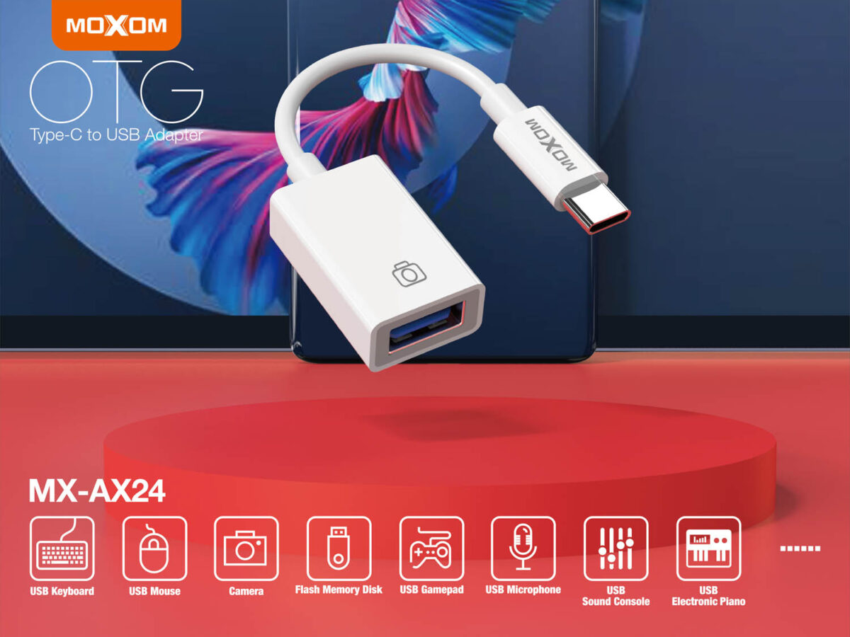 محول MOXOM تايبسي إلى USB (OTG) - Image 2 + 1