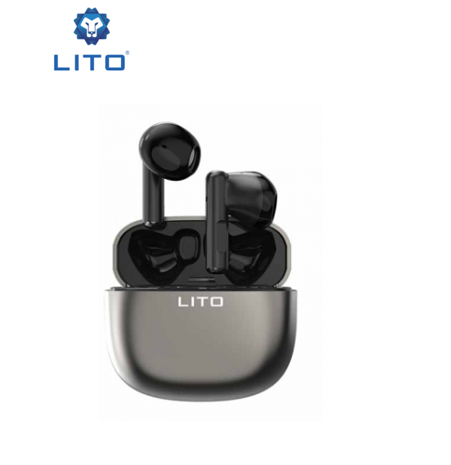 سماعات أذن لاسلكية TWS بتقنية Bluetooth 5.4 (بتصميم التيتانيوم) lito - Image 1 + 1