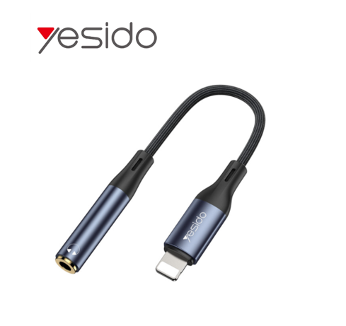 وصلة الصوت yesido من Lightning إلى 3.5mm بطول 15 سم  