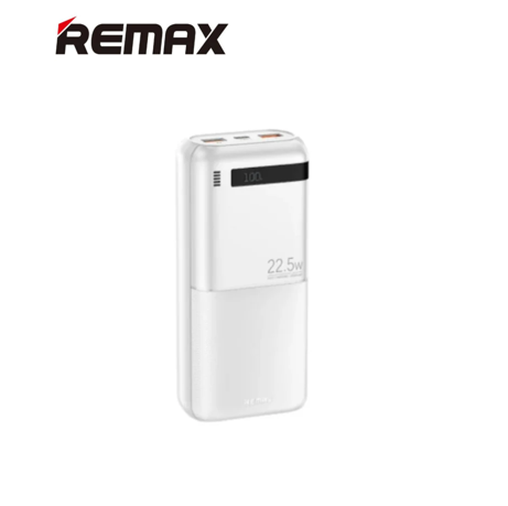 باور بانك remax بسعة 20000 مللي أمبير مع شحن سريع PD+QC (PD 20W + QC 22.5W)