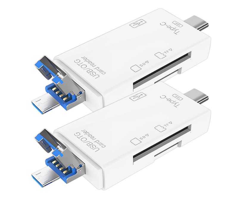 قارئ بطاقات 6 في 1 OTG torima  - Image 1 + 1