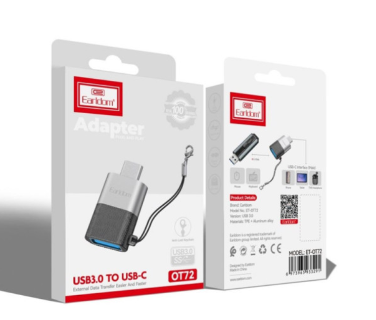 محوّل earldom من USB إلى Type-C (OTG) - Image 1 + 1