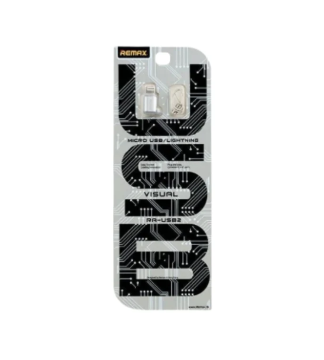 محول REMAX RA-USB2 من Micro USB إلى Lightning  - Image 2 + 1