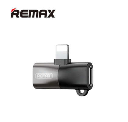 محول remax مزدوج لايتنينج 2.0A مع منفذ سماعة 3.5 مم