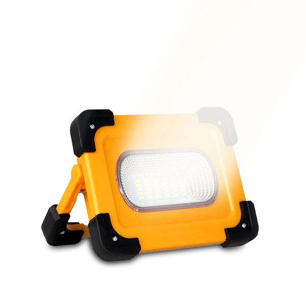 🔦☀️ كشاف LED قابل للشحن بالطاقة الشمسية