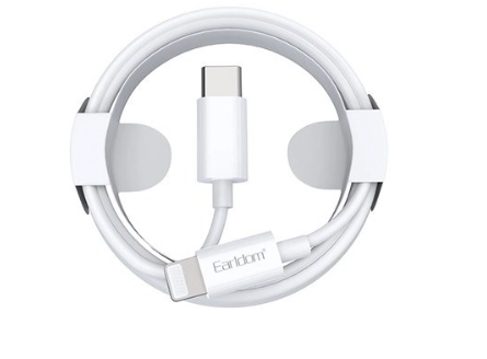 وصلة earldom شحن سريع PD20W من USB-C إلى لايتنينغ (1 متر) - Image 1 + 1