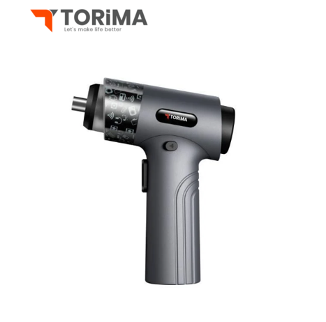 مجموعة مفك torima الكهربائي القابل للشحن – 30 قطعة، ضوء LED، رأس مغناطيسي، شحن Type-C 