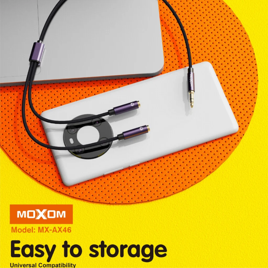محول الصوت والميكروفون moxom بطول 30 سم - Image 2 + 1