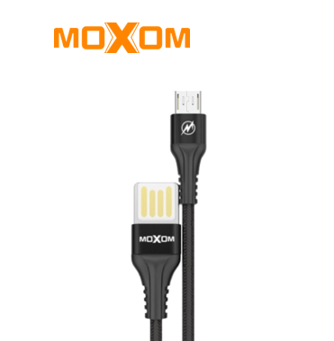 وصلة شحن ونقل بيانات moxom شحن سريع 2.4A، بطول 1 متر