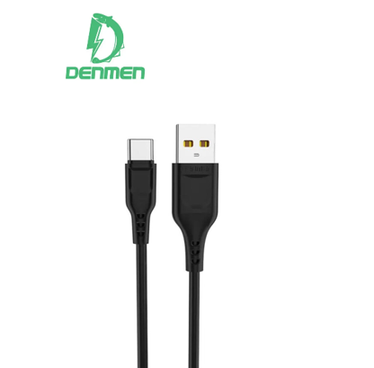 وصلة بيانات denmen شحن سريع 2.4A من USB إلى Type-C