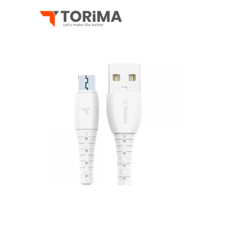 وصلة الشحن torima Micro USB | طول 1 متر | تيار 3A | شحن سريع | من USB إلى Micro USB