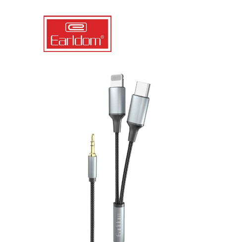 وصلة الصوت earldom لايتنينغ 8-pin / تايب-C (1.2 متر، نايلون)