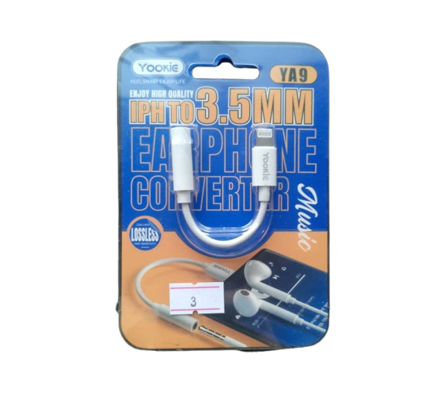 محول yookie اللاسلكي من Lightning إلى AUX 3.5 مم - Image 1 + 1