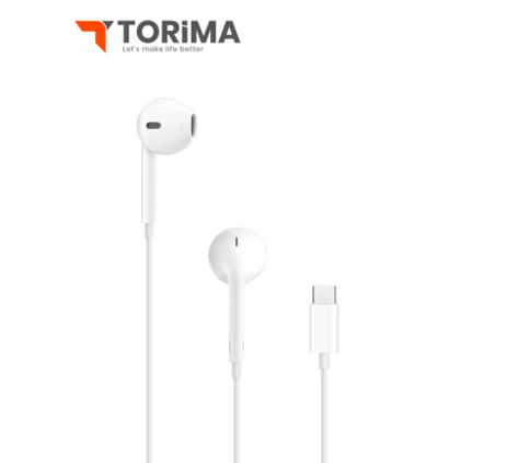 سماعات torima السلكية | صوت ستيريو | موصل Type-C | متوافقة مع Apple وSamsung | ميكروفون مدمج 