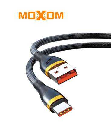 وصلة بيانات moxom Type C، واط 100، بطول 0.5 متر