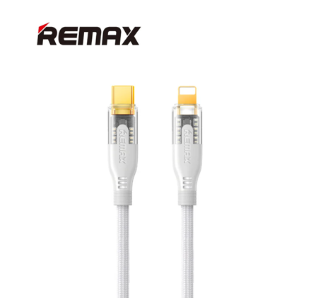 وصلة شحن سريع remax C-L Explore Series 30W من Type-C إلى Lightning – بطول 1.2 متر