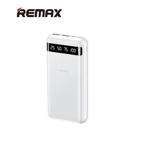 باور بانك remax سعة 20000 مللي أمبير مع شحن سريع (2.4A)