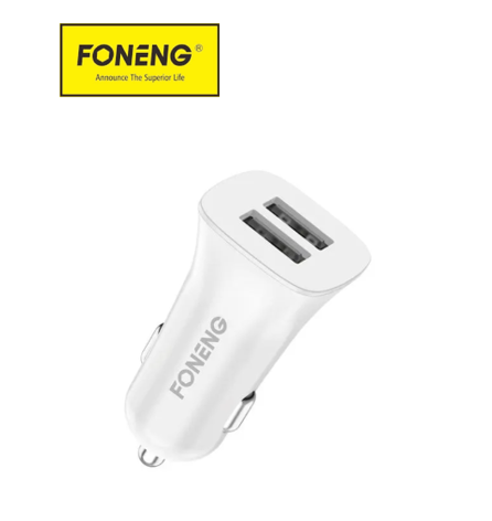 شاحن سيارة foneng بمنفذين USB-A (2.4A)