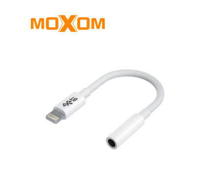 تحويلة الصوت moxom من Lightning إلى 3.5 مم