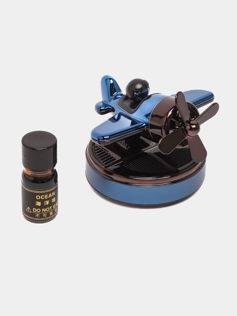 معطر سيارة بشكل طائرة يعمل بالطاقة الشمسية - Image 1 + 1