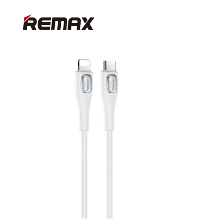 وصلة شحن سريع remax C-L Crystal Series 30W من Type-C إلى Lightning (1 متر)