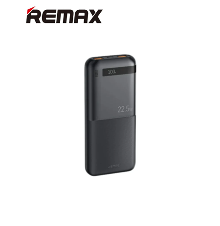 باور بانك remax بسعة 10000 مللي أمبير مع شحن سريع PD+QC (PD 20W + QC 22.5W)