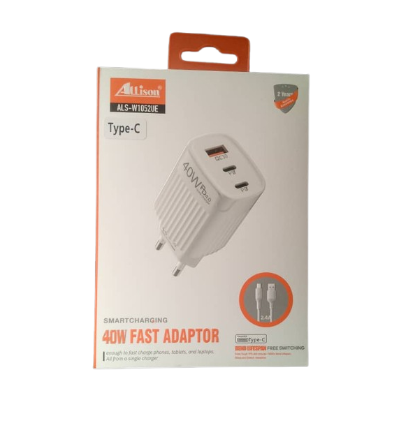 شاحن SmartCharging بقوة 40 واط – اشحن جميع أجهزتك من شاحن واحد allison - Image 1 + 1
