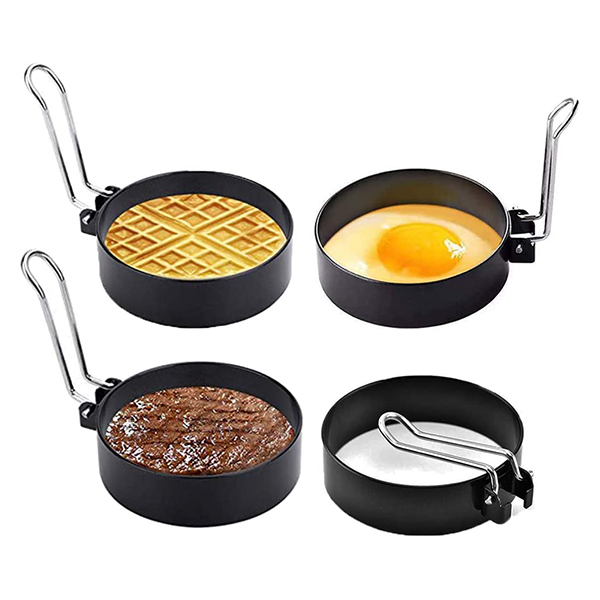🍳 Professional Egg Ring Set – طقم 2 قطع