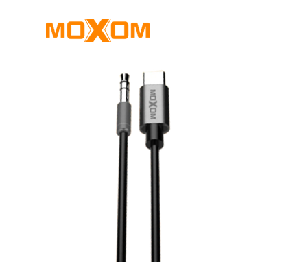 وصلة الصوت moxom من Type-C إلى 3.5 مم AUX 