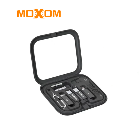 طقم وصلات moxom الكل في واحد للشحن ونقل البيانات بسرعة فائقة (60W PD)