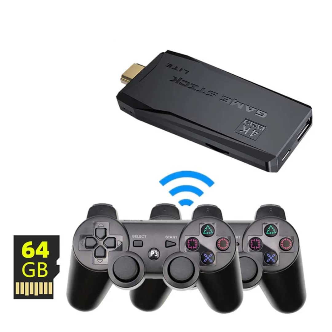 عصا ألعاب لاسلكية Game Stick Lite مع 2 يد تحكم
