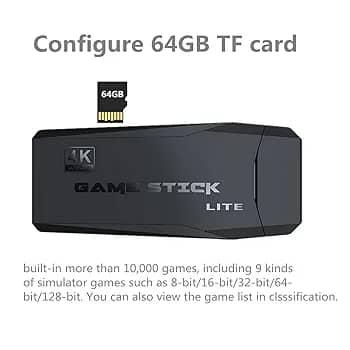 عصا ألعاب لاسلكية Game Stick Lite مع يد تحكم - Image 2 + 1