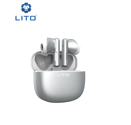 سماعات أذن لاسلكية TWS بتقنية Bluetooth 5.4 (بتصميم التيتانيوم) lito
