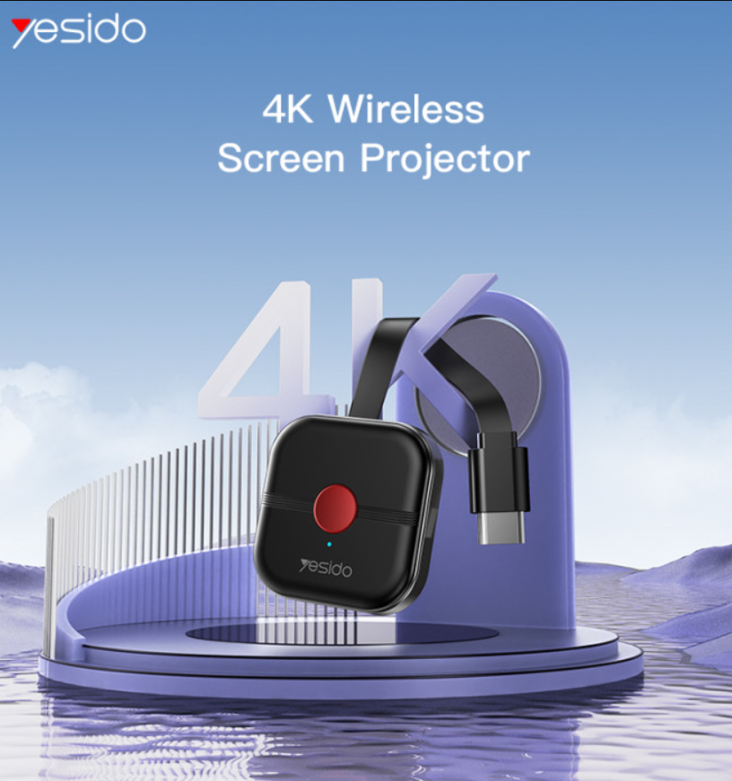 جهاز العرض اللاسلكي yesido بدقة 4K - Image 1 + 1