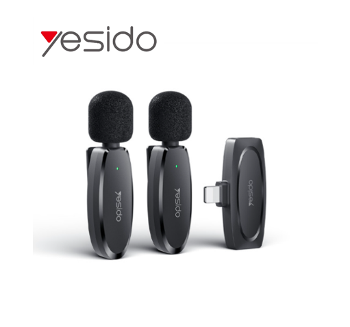 ميكرفون (مايك) yesido لايتنينج لاسلكي مدمج
