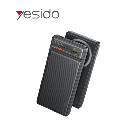 باور بانك yesido المغناطيسي السريع بسعة 10000mAh