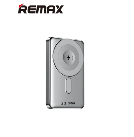 باور بانك remax بسعة 10000 مللي أمبير مع شحن لاسلكي مغناطيسي قابل للطي (PD 22.5W + MagSafe 15W) 