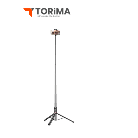 عصا سيلفي متعددة الاستخدامات torima | ريموت بلوتوث | طول قابل للتعديل | حامل هاتف عالمي 