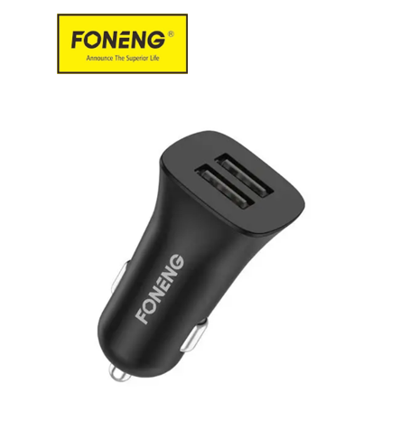 شاحن سيارة foneng بمنفذين USB-A (2.4A) - Image 1 + 1