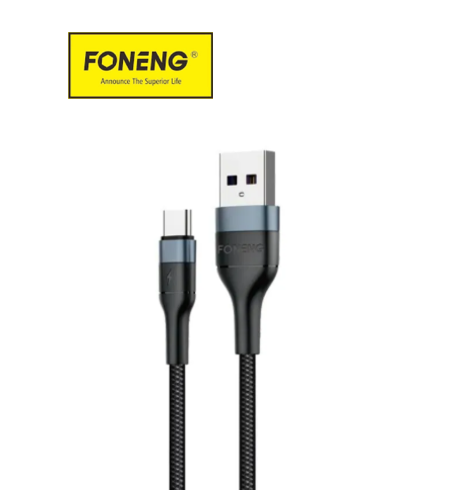 وصلة foneng بطول 1 متر – Type-C | شحن سريع 3A