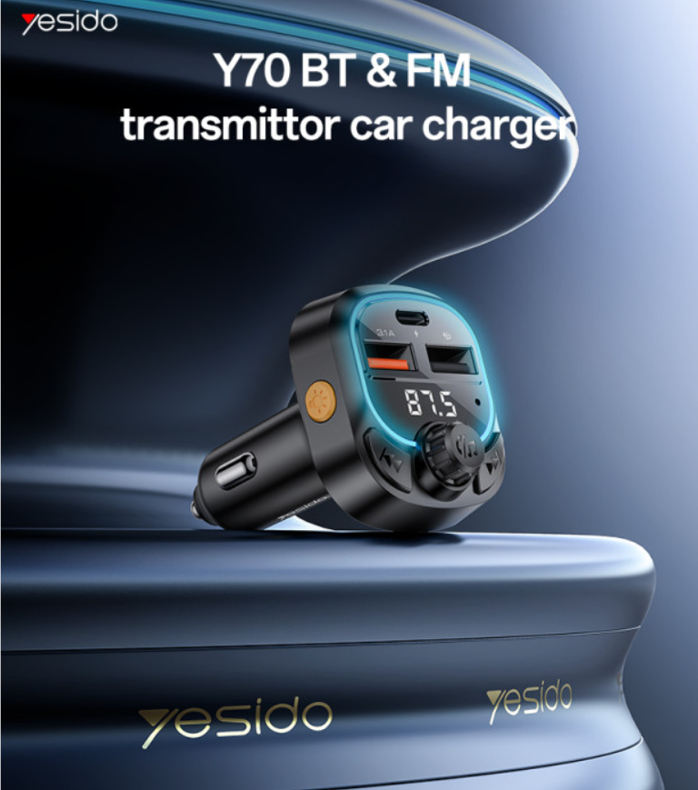 شاحن سيارة MP3 yesido - Image 1 + 1