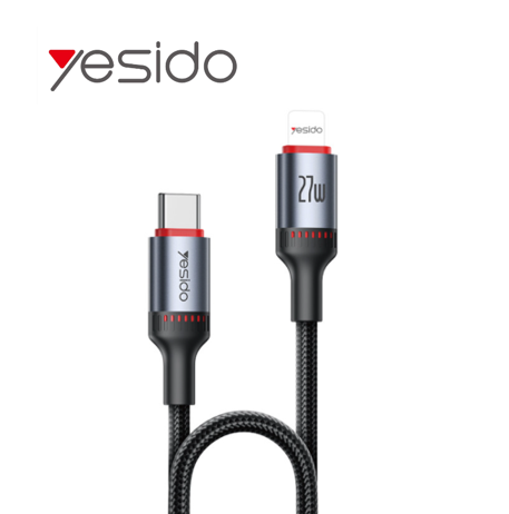 وصلة yesido للشحن السريع — من Type-C إلى Lightning بطول 2 متر