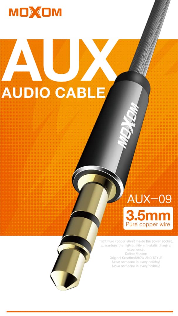 وصلة صوت MOXOM AUX-09 